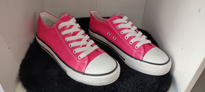 BASKETS TOILE & FUSHIA