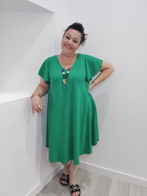 ROBE AMPLE & VERT