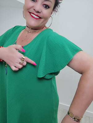 ROBE AMPLE & VERT