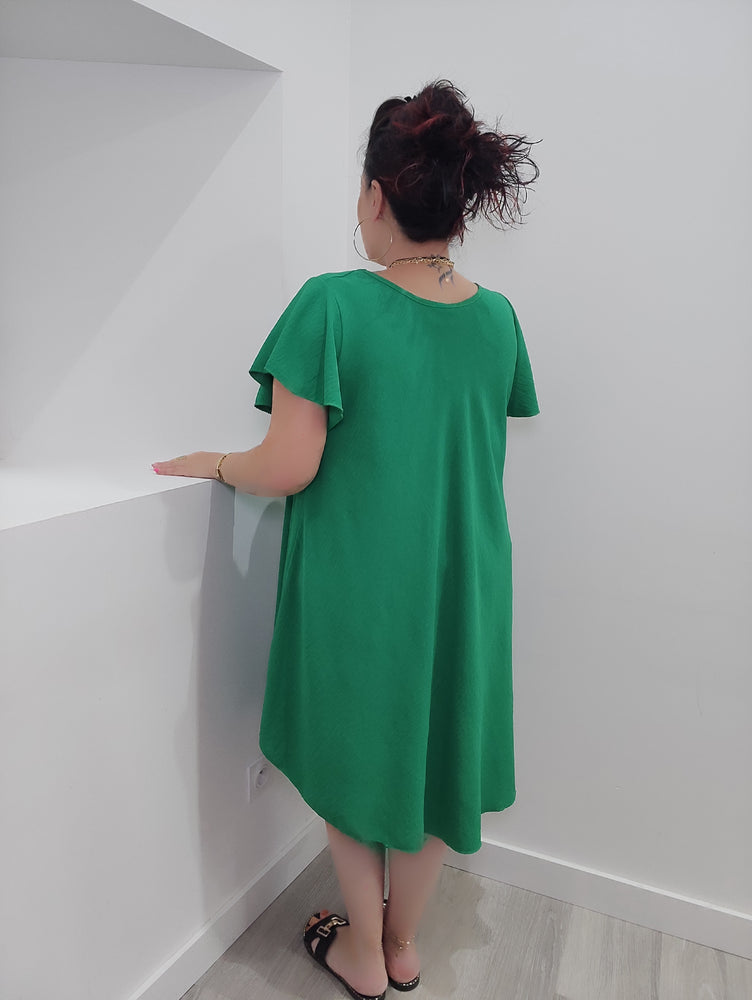 ROBE AMPLE & VERT