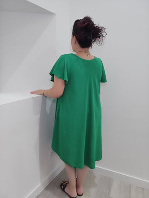 ROBE AMPLE & VERT