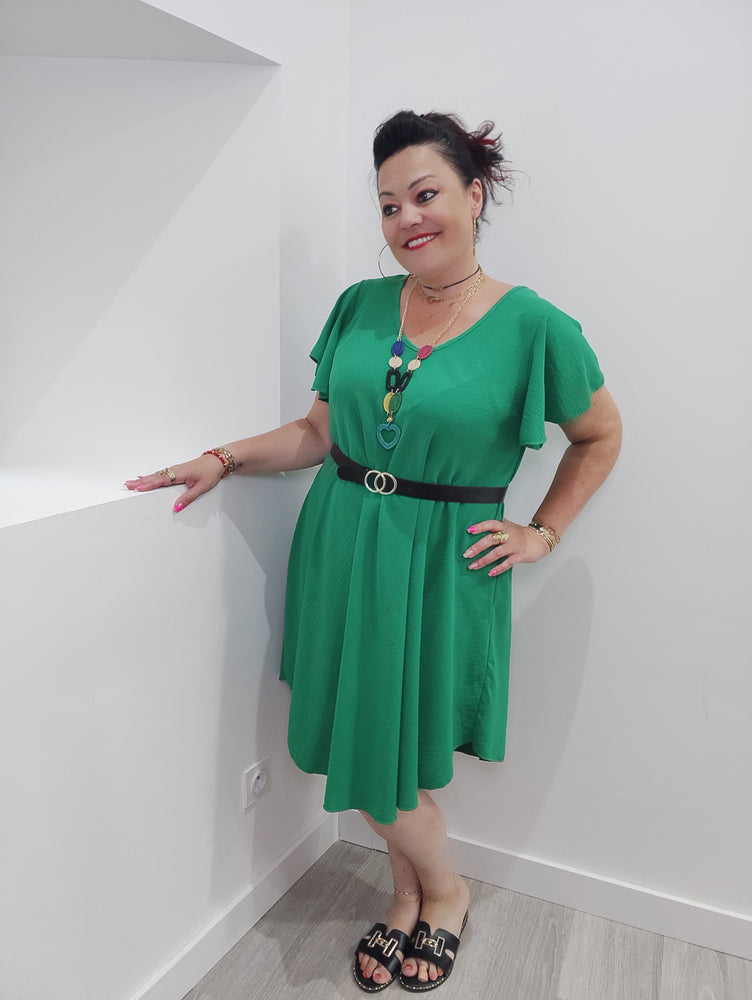 ROBE AMPLE & VERT