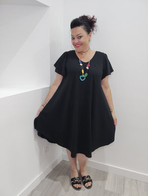 ROBE AMPLE & NOIR