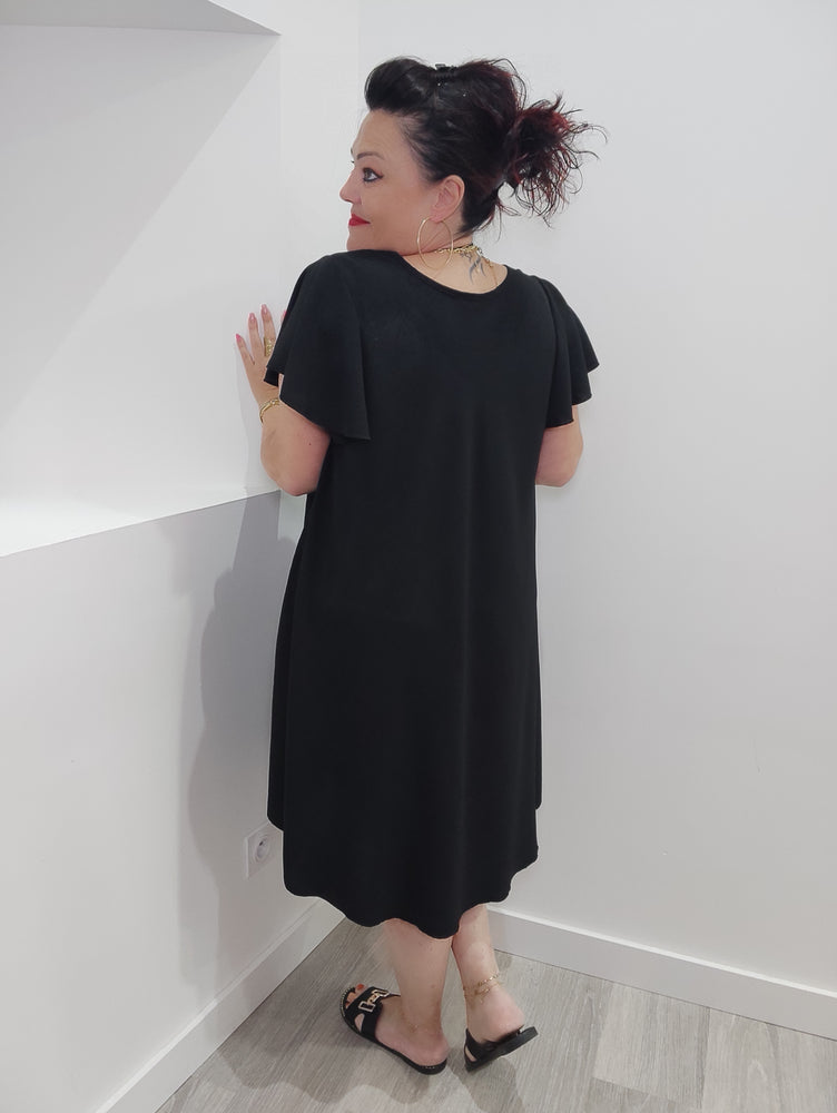 ROBE AMPLE & NOIR