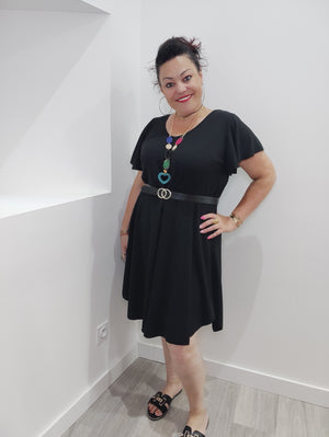 ROBE AMPLE & NOIR