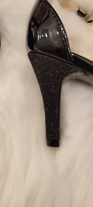 SANDALES NOIRES & PAILLETTES