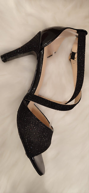 SANDALES NOIRES & PAILLETTES