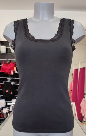 TOP DENTELLE & NOIR
