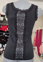 TOP DENTELLE & NOIR