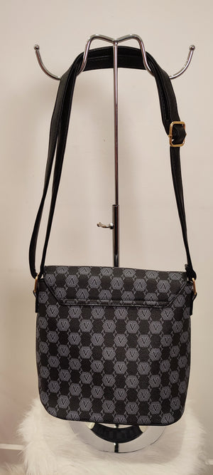 SAC A MAIN GRIS & IMPRIMES