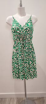 ROBE COURTE A BRETELLES & IMPRIMES
