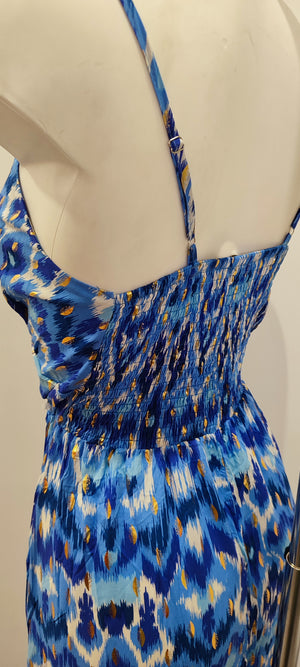 ROBE LONGUE A BRETELLES & IMPRIMES