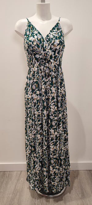 ROBE LONGUE A BRETELLES & IMPRIMES