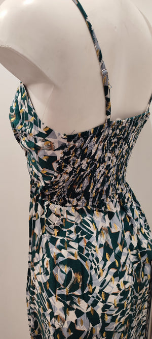ROBE LONGUE A BRETELLES & IMPRIMES
