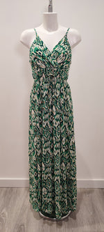 ROBE LONGUE A BRETELLES & IMPRIMES