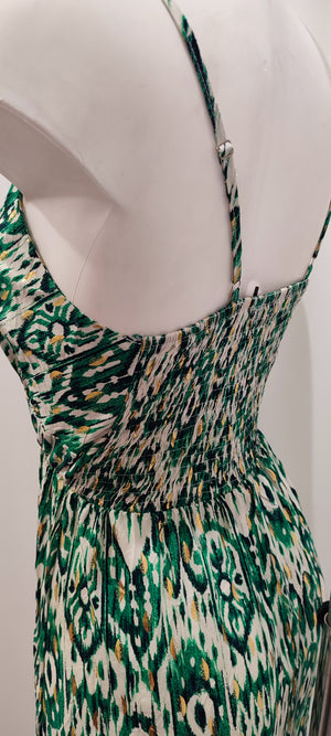 ROBE LONGUE A BRETELLES & IMPRIMES