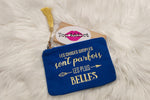POCHETTE LES CHOSES SIMPLES SONT PARFOIS LES PLUS BELLES & BLEU ROI