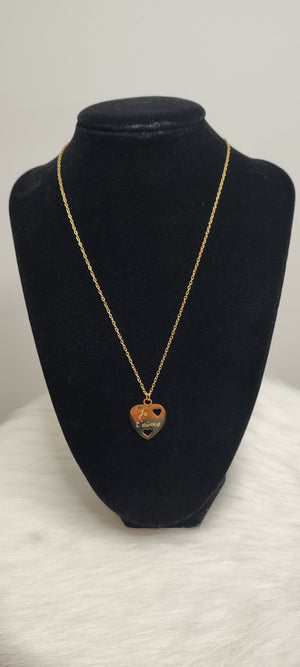 COLLIER "JE T'AIME" & OR