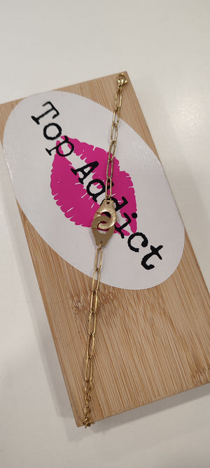 BRACELET MENOTTES & OR