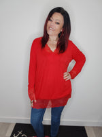 TOP DENTELLE & ROUGE