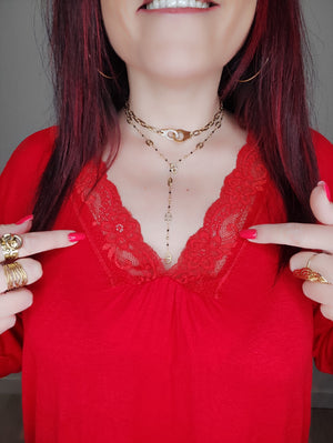 TOP DENTELLE & ROUGE
