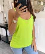 DEBARDEUR JAUNE FLUO
