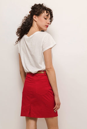 JUPE COURTE & ROUGE