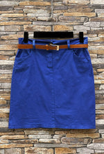 JUPE COURTE & BLEU ROI