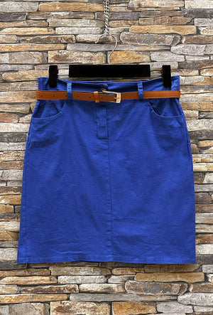 JUPE COURTE & BLEU ROI
