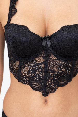 SOUTIEN GORGE NOIR & DENTELLE