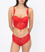 SOUTIEN GORGE ROUGE & DENTELLE