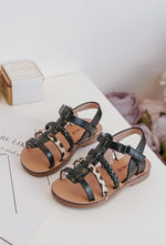 SANDALES NOIRES & BRILLANTES