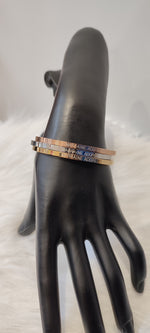 BRACELET AVEC MESSAGE & ACIER