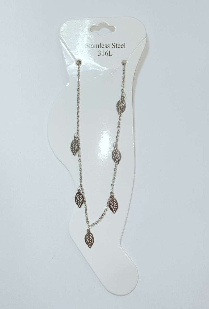 CHAINE DE CHEVILLE PLUME & ARGENT