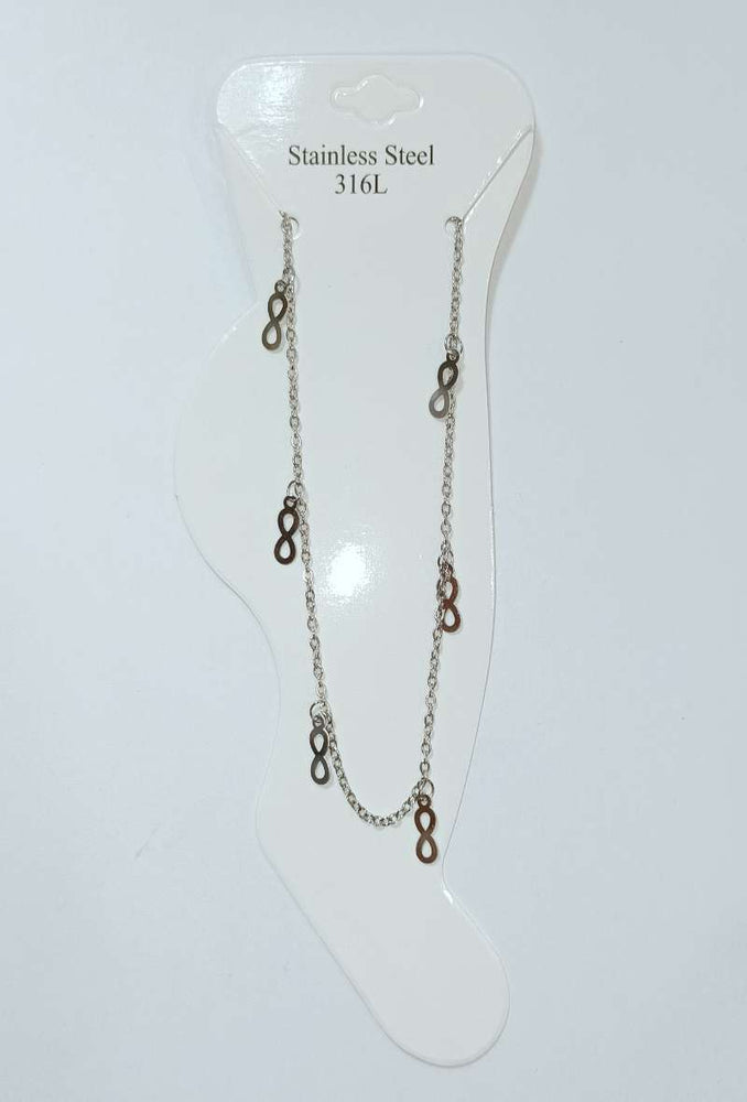 CHAINE DE CHEVILLE INFINI & ARGENT