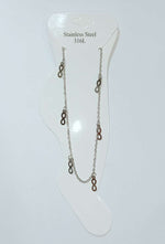 CHAINE DE CHEVILLE INFINI & ARGENT